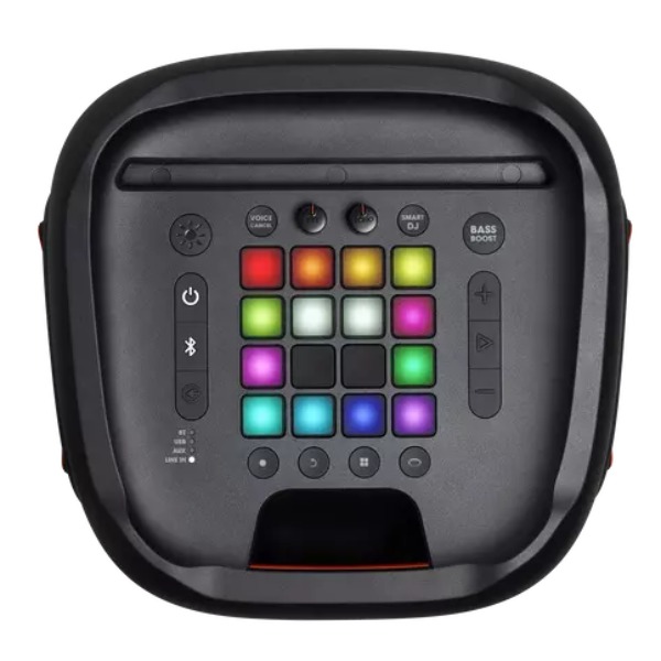 Caixa de Som Portátil para Festas com Bluetooth e Efeito de Luzes JBL PartyBox 1000
